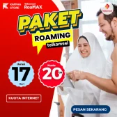 Paket Internet Umroh 20 GB | 17 Hari | Roaming Telkomsel - Toko Kaffaa