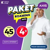 Paket Roaming Umroh AXIS 4 Gb | 45 hari - Toko Kaffaa
